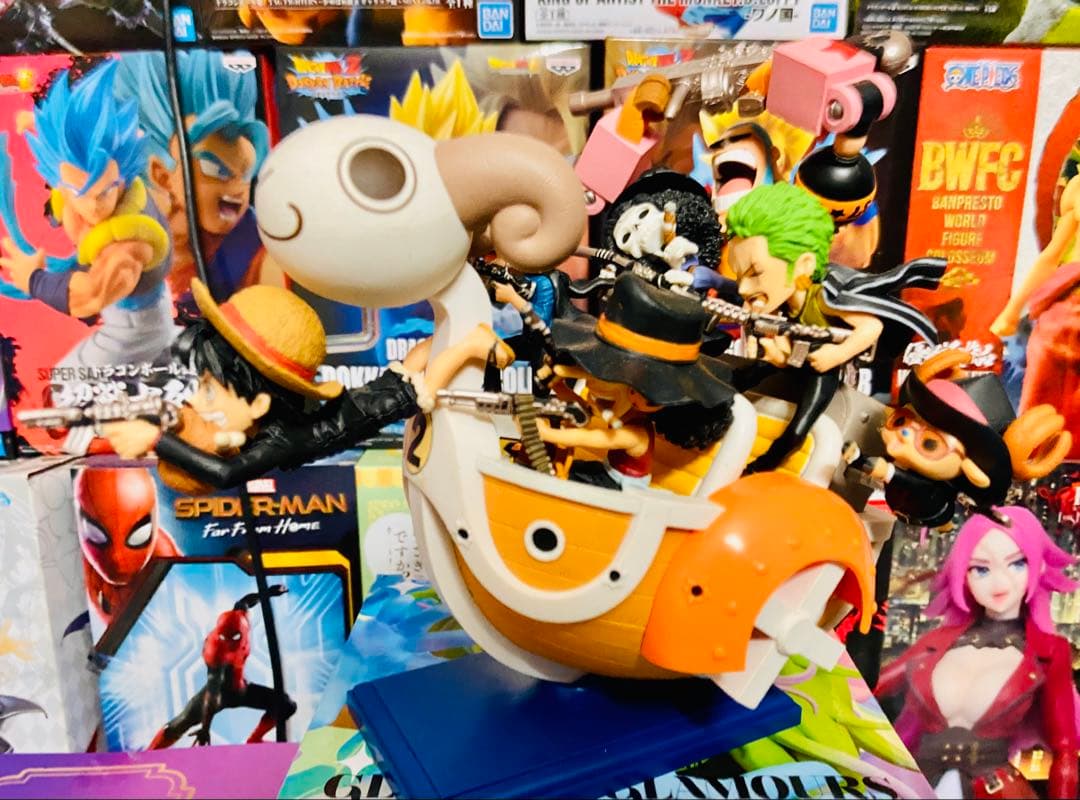 ワンピース　ワーコレ　ミニメリー号ATTACK　コンプリートセット WCF