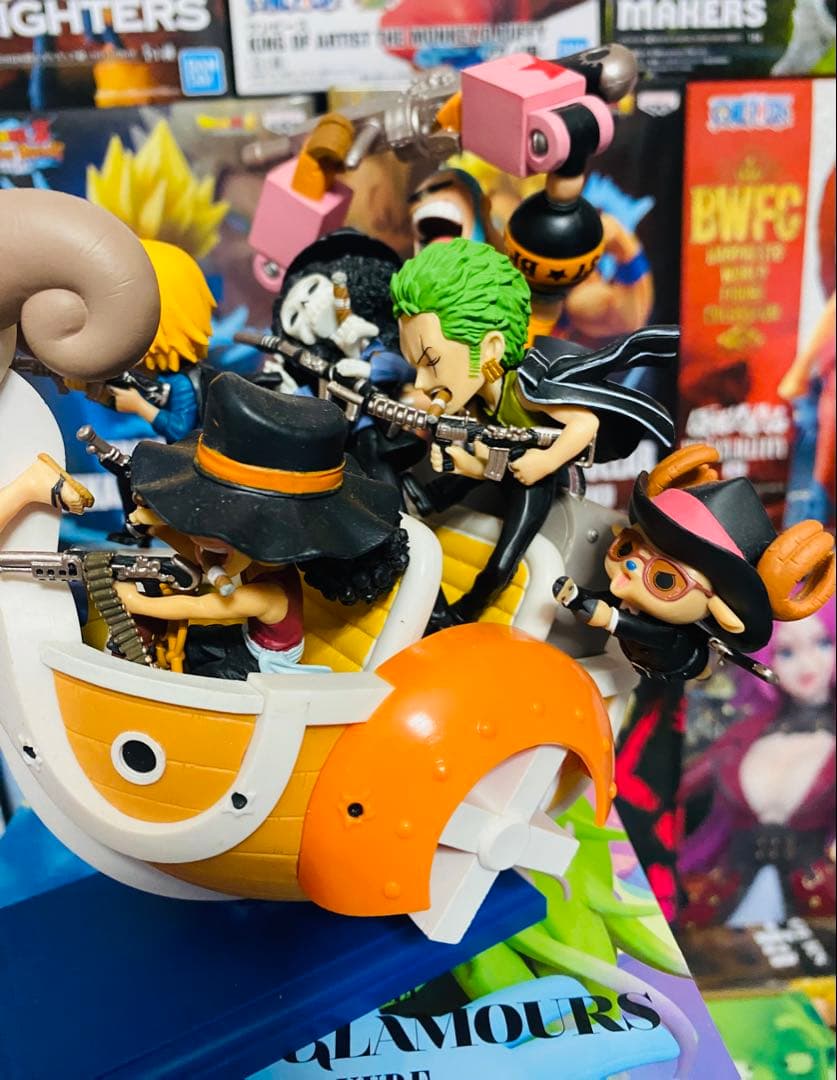 ワンピース　ワーコレ　ミニメリー号ATTACK　コンプリートセット WCF