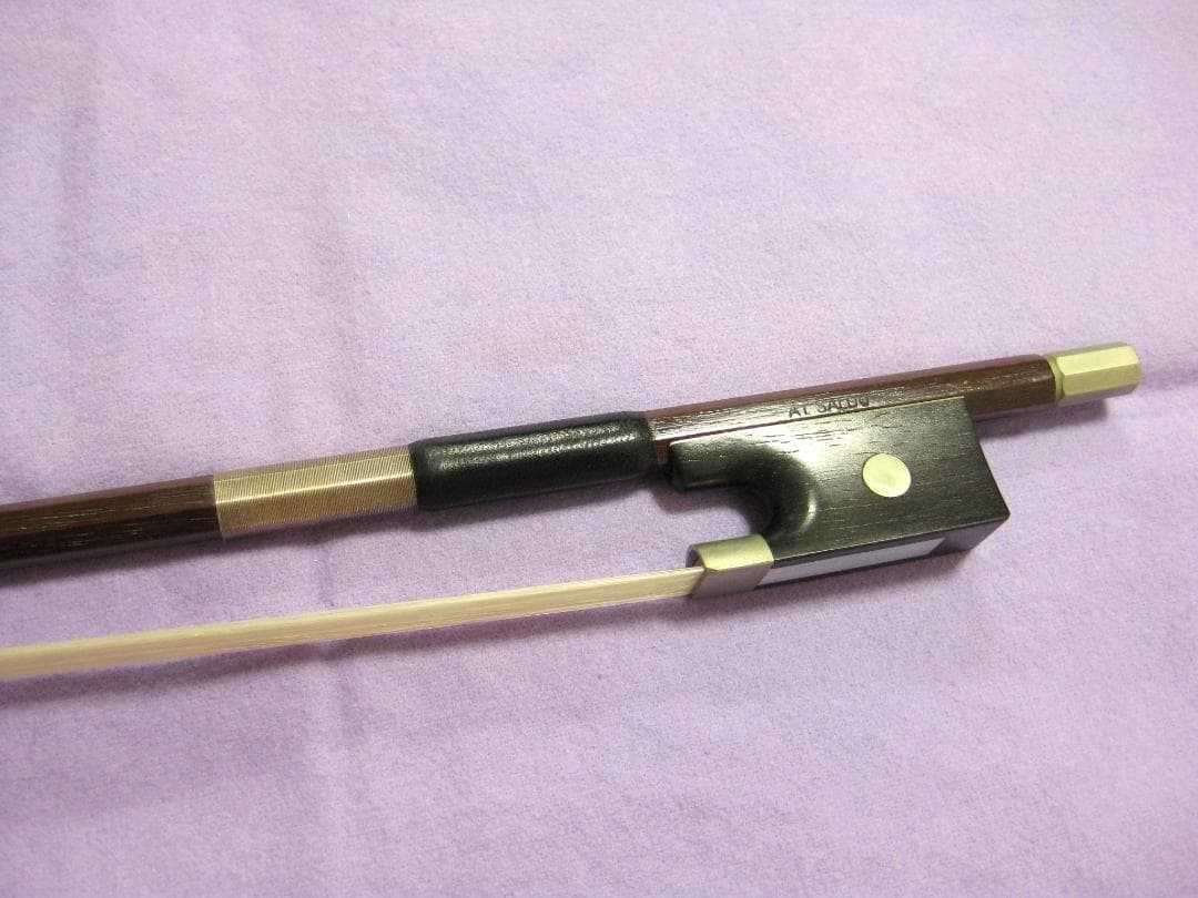 未使用　AT.SALDO　4/4 バイオリン弓　アトリエ・サルド