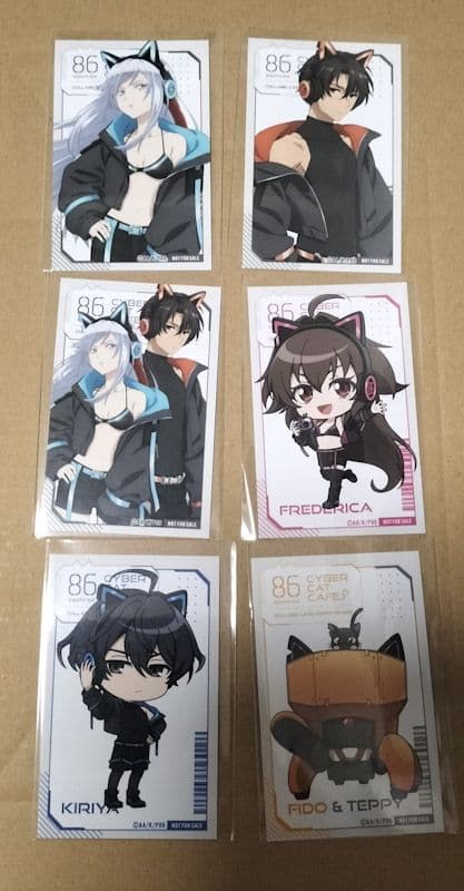 エイティシックス ミニブロマイド コンプセット 後半特典 コラボカフェ本舗