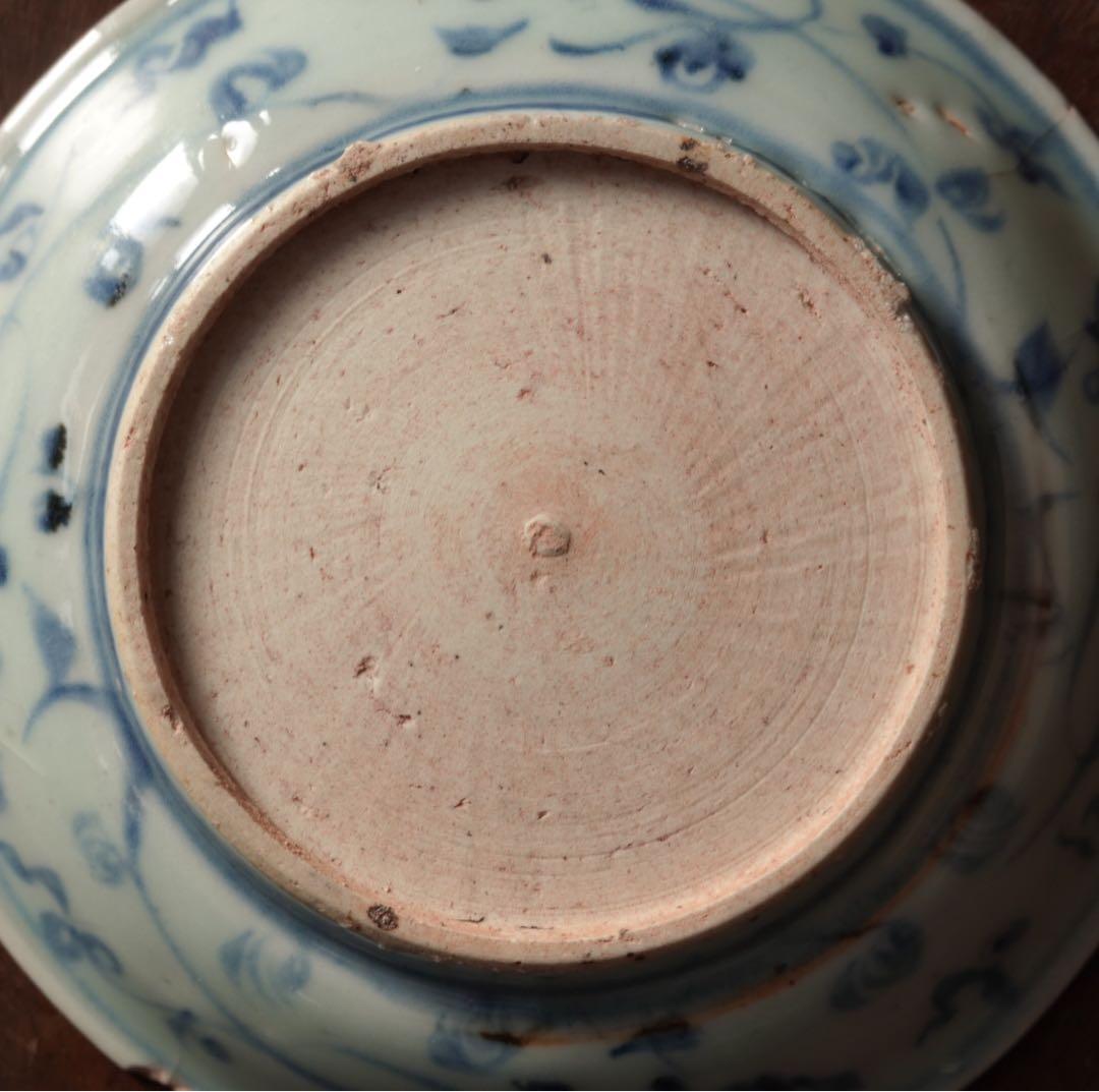 唐物　元時代　染付　神獣文　皿　筆洗　元染付　中国　古玩　鑑賞　景徳鎮窯　古美術