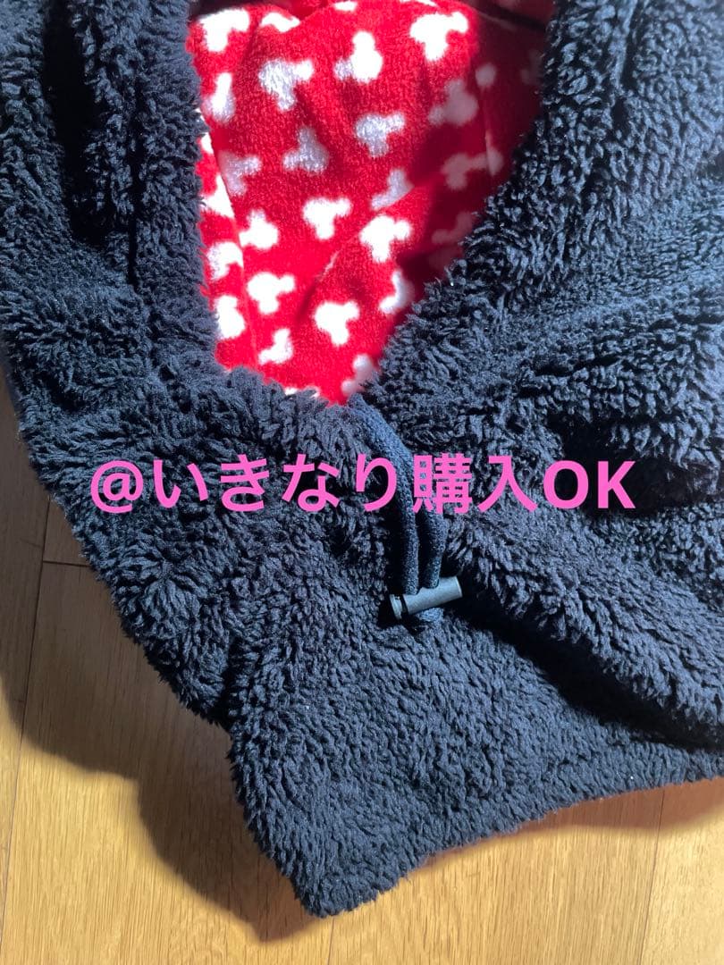 ディズニー★新品★ミニー 被り物 スヌード もこもこ コスプレ ファンキャップ