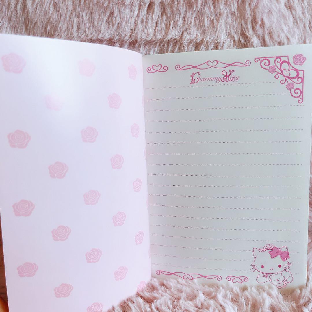 希少レア　チャーミーキティ　レターセット　ペン　まとめ売り　平成レトロ　サンリオ