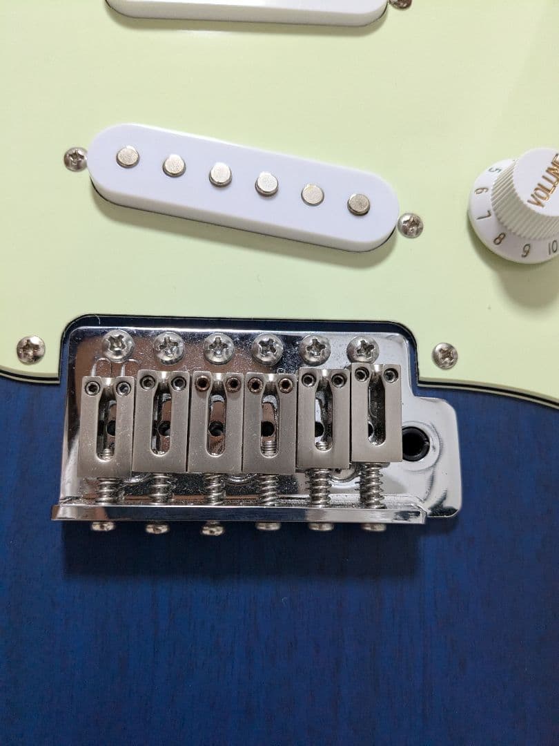 ギター EART Electric Guitar SSS Blue