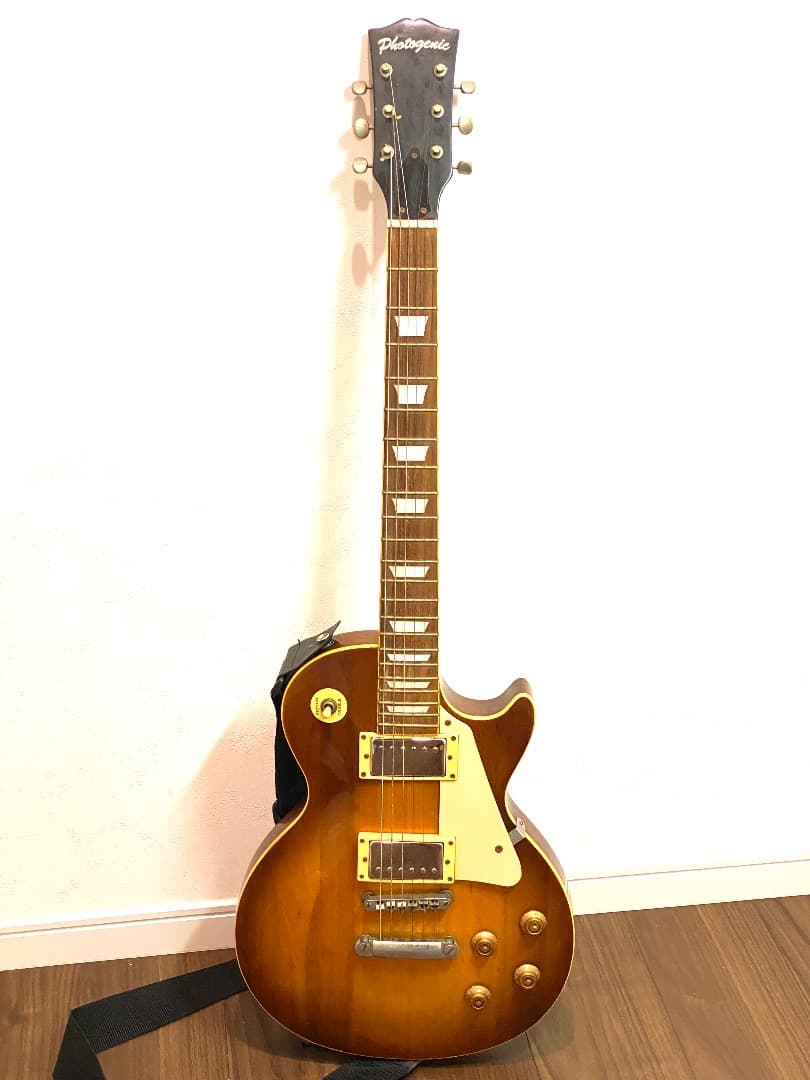 音出し確認済み【送料無料】Photogenic レスポールタイプ エレキギター