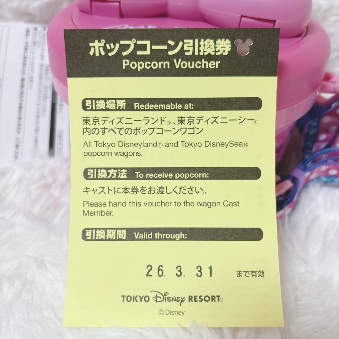 ディズニー　ミニー　パルパルーザ　ファンダーランド　ポップコーンバケット