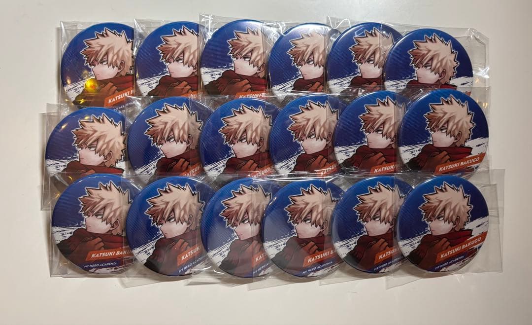 僕のヒーローアカデミア 爆豪勝己 新十傑缶バッジ18点