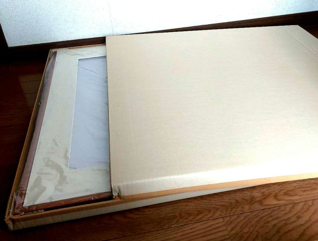 即日発送　新品未使用 　額縁　F10サイズ 　水彩画　展示用　オーク色