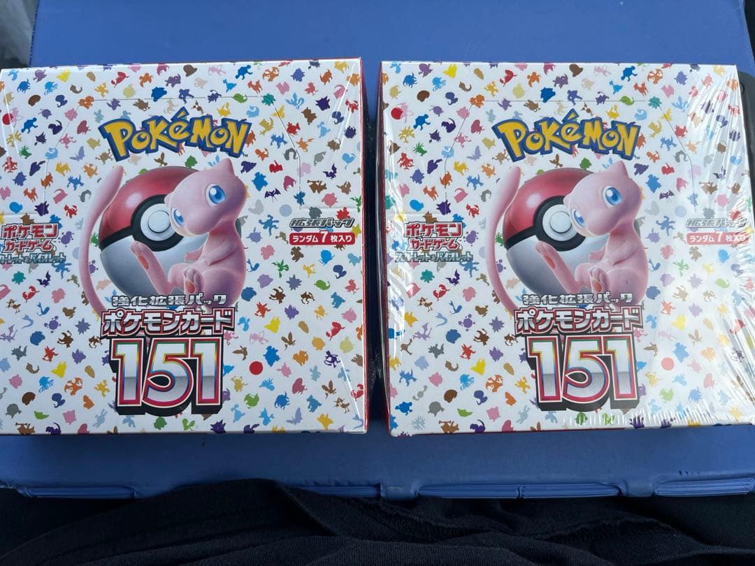 ポケモンカード151 2box シュリンク付き 未開封
