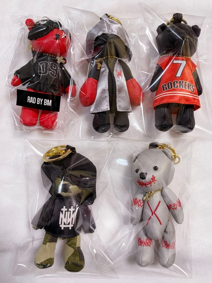 the GazettE ベアキー リング ベア REITA れいた 5種 未使用