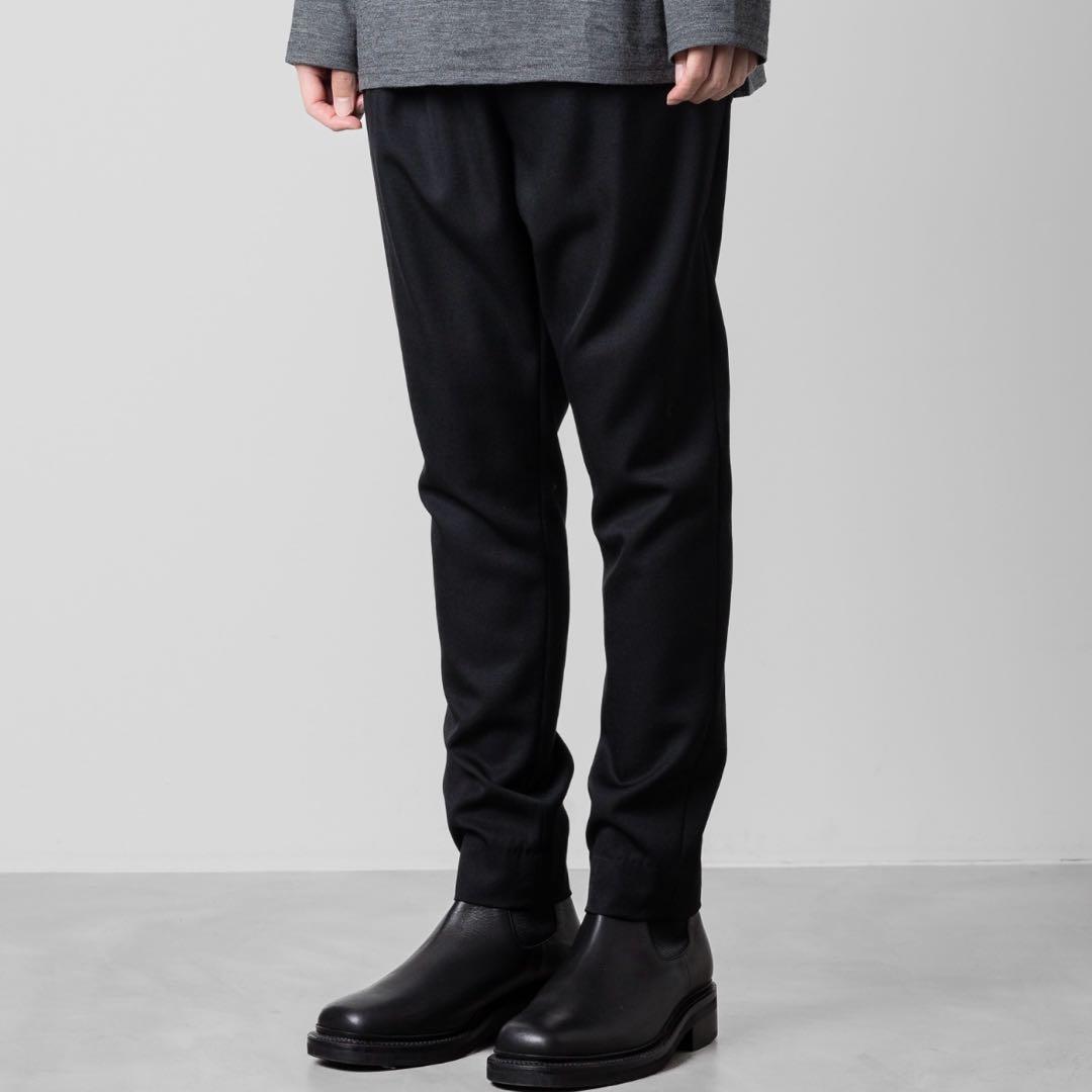 パンツ ato CLASSIC WOOL TWILL SARROUEL PANTS