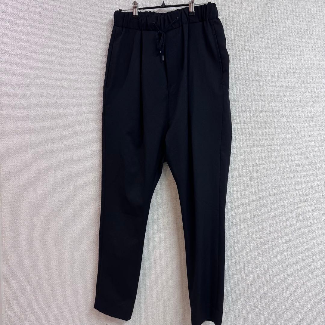 パンツ ato CLASSIC WOOL TWILL SARROUEL PANTS