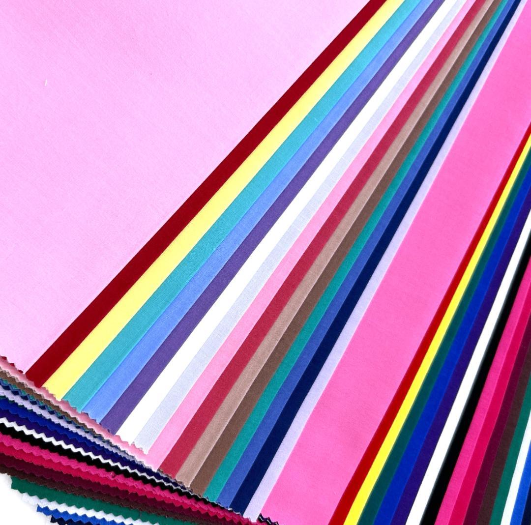 64色カラードレープ、パーソナルカラー診断用「新品」厚手綿ブロード高級生地使用