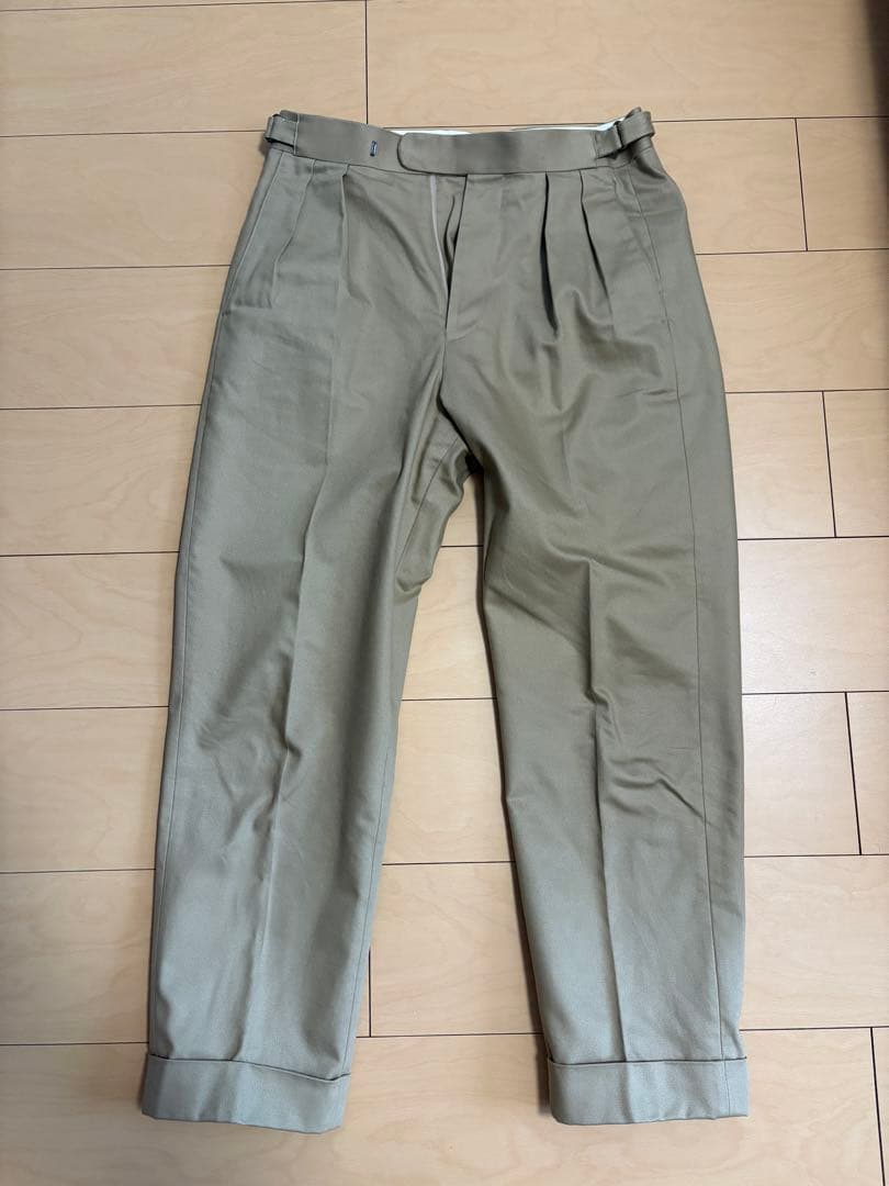 ブリティッシュメイド　BM オフィサーパンツ　ポーツマス　ベージュ