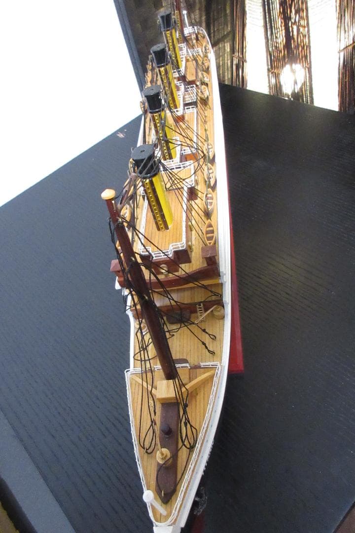 タイタニック 号 大型 模型 80センチ 中古 ＆ 碧洋のハート＆新品DVD付