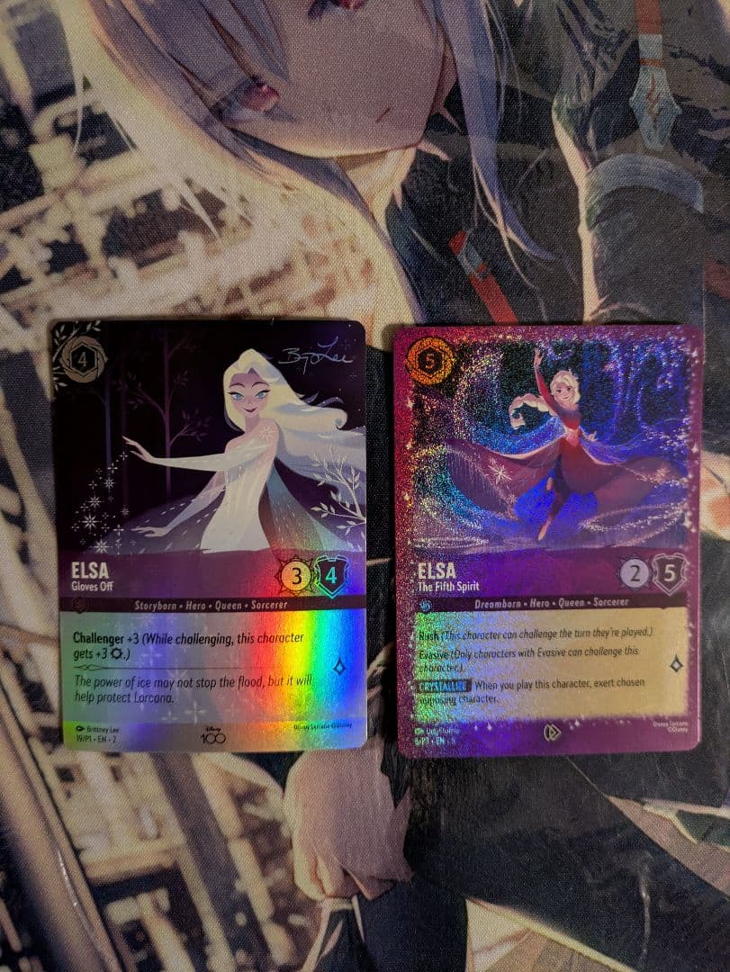 ディズニーロルカナ 英語 海外版プロモ エルサ elsa foil