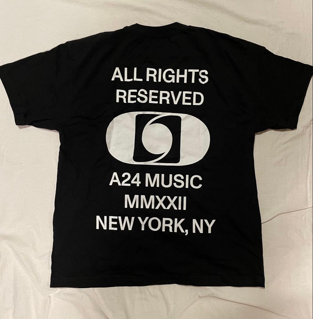 A24 MUSIC Tシャツ ブラック XL