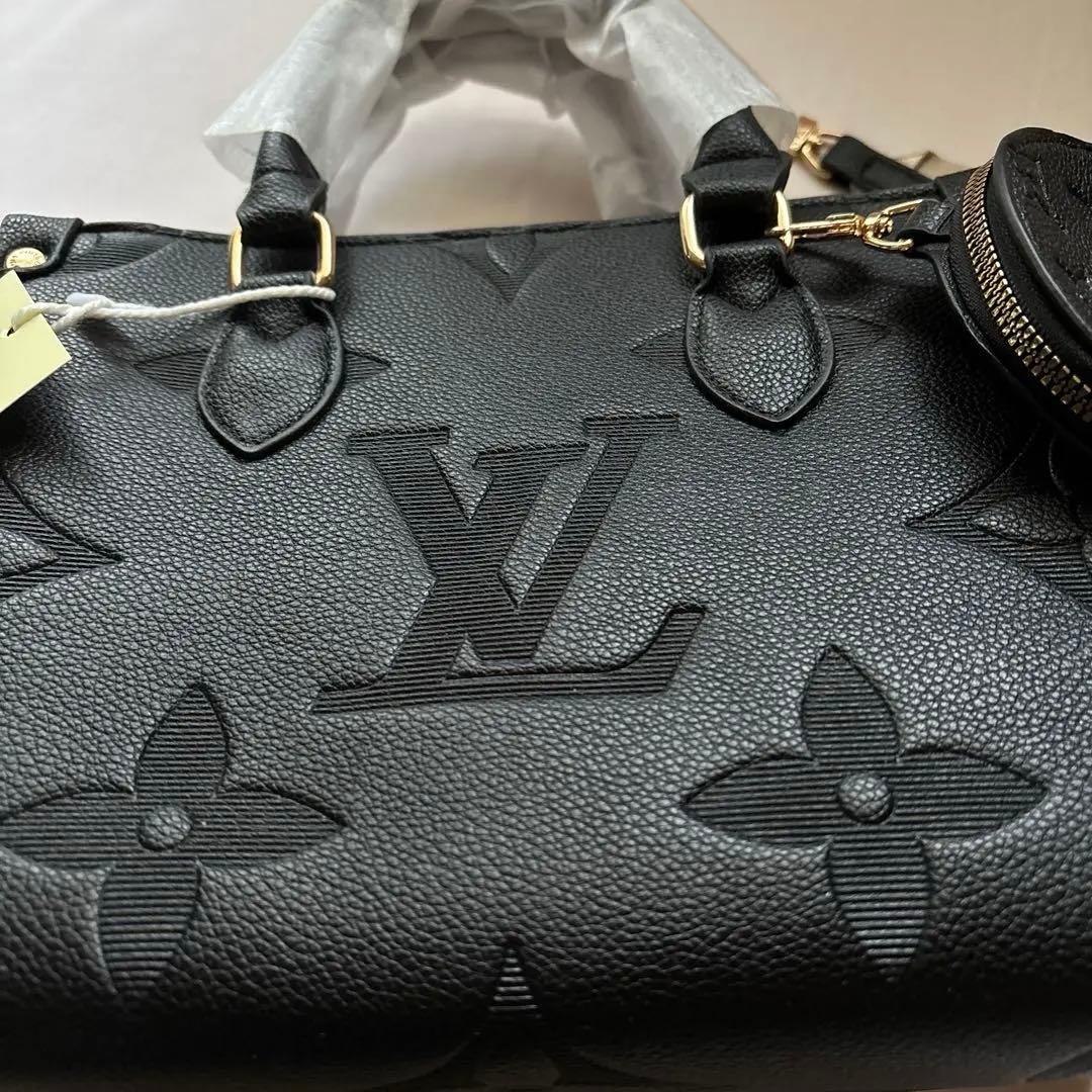 未使用　ノベルティ　ハンドバッグ　ショルダーバッグ　ブラック