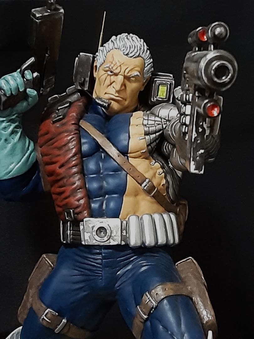 プロ制作　ホライゾン製　X-men　ケーブル　ガレージキット完成品　ソフビ