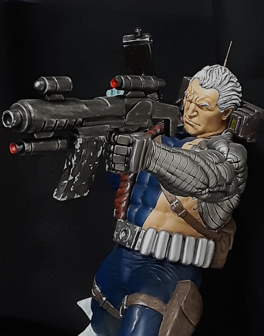 プロ制作　ホライゾン製　X-men　ケーブル　ガレージキット完成品　ソフビ