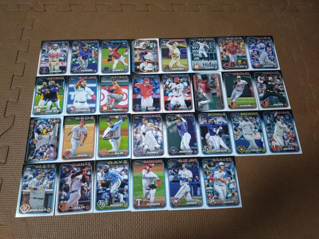 topps MLB 2024series1の350枚セット
