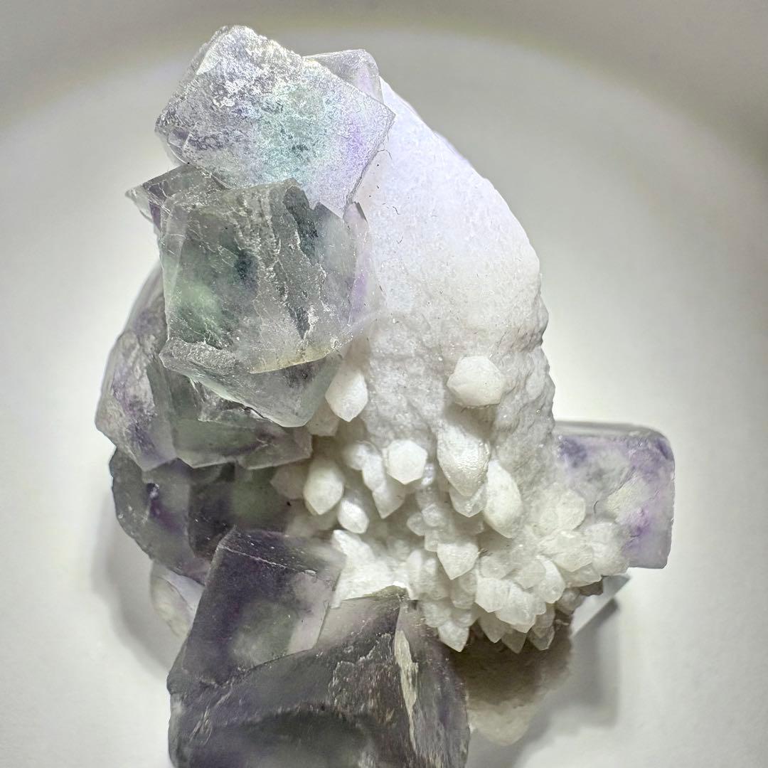 452 中国　内モンゴル産　フローライト&クォーツ