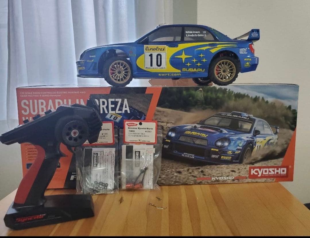 京商　fazer mk2 ラリー　スバル　インプレッサ　オプション付き