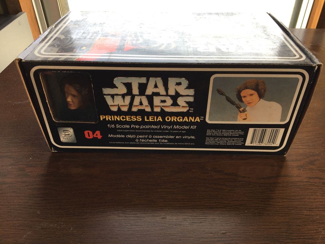 【STAR WARS】未開封　　ソフビキット　1／6スケール　プリンセス　レイア