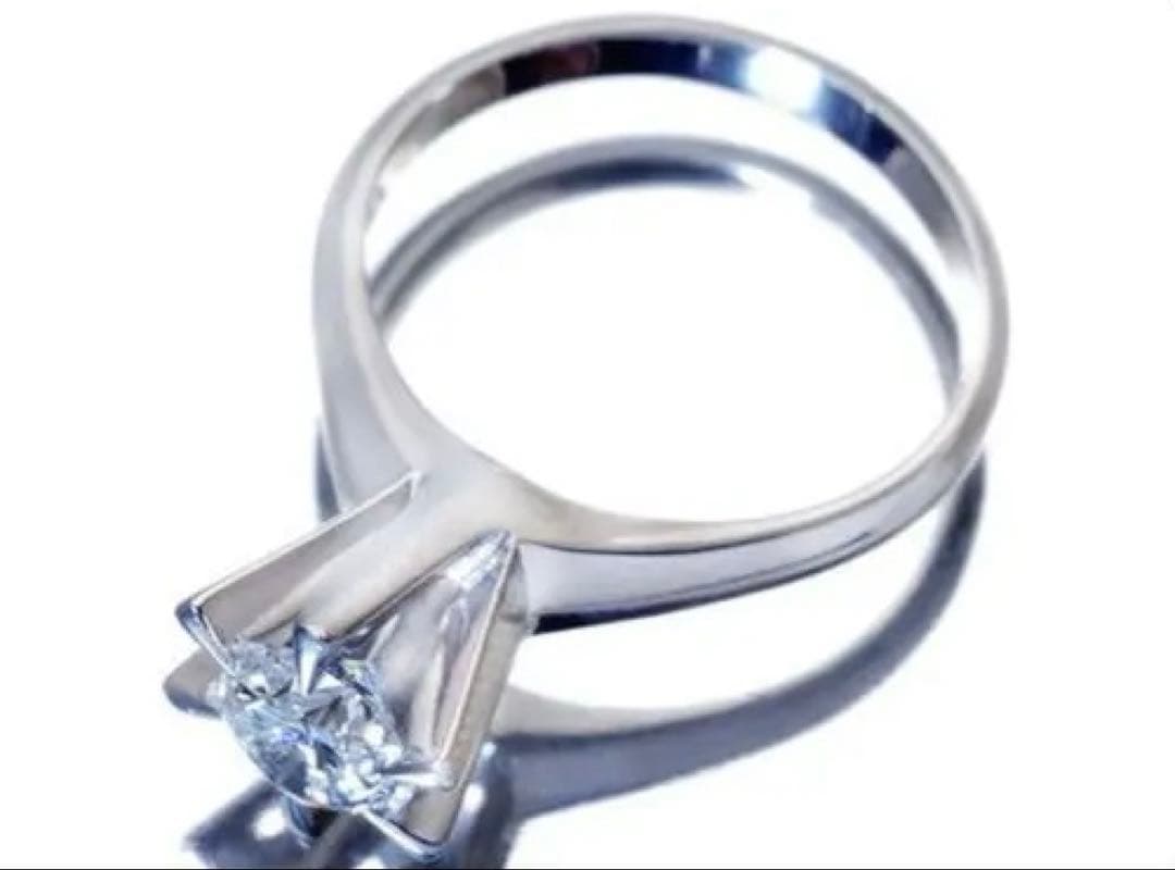 Pt900 ダイヤモンドリング 1.02ct 13.5号 6本爪 プラチナ 指輪