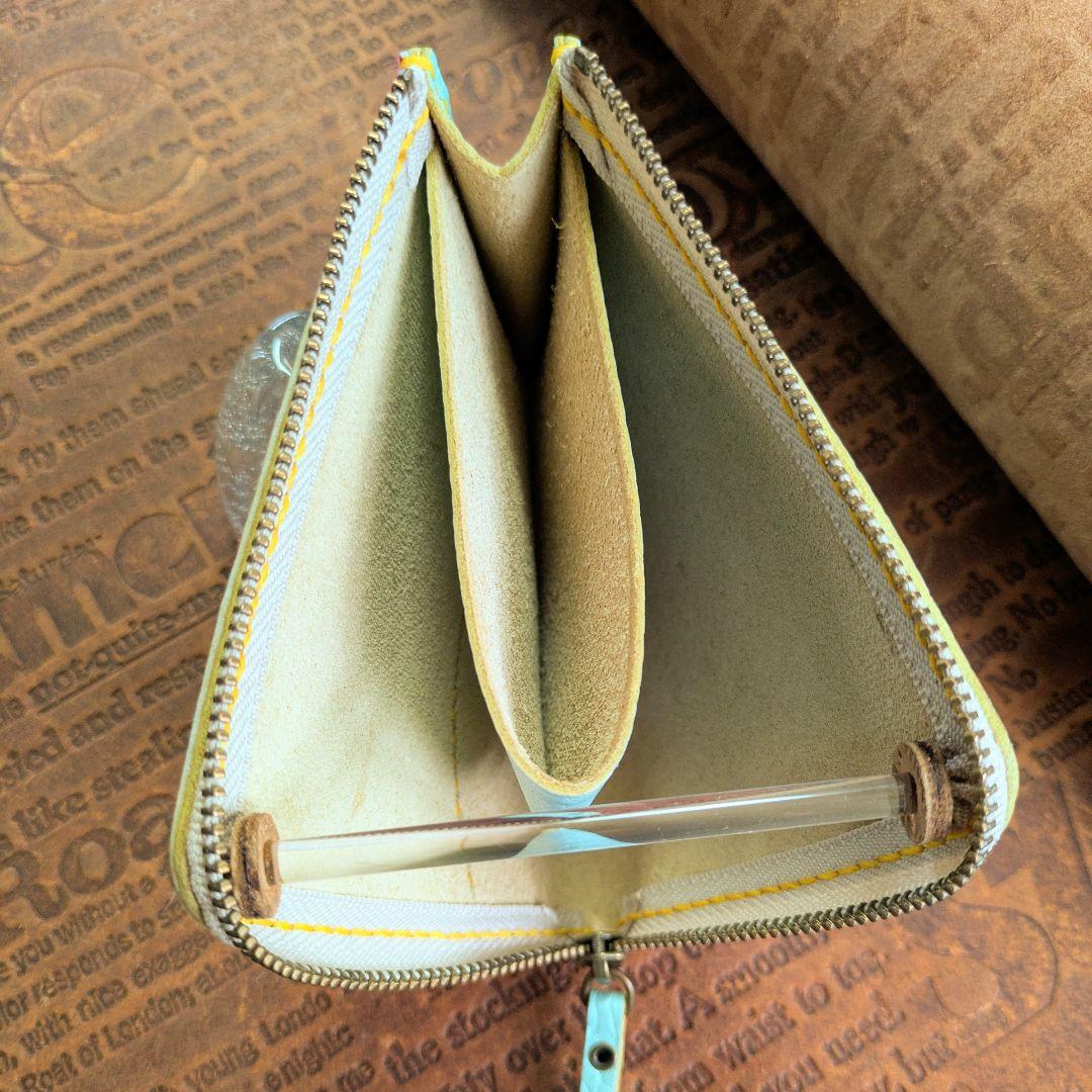 【りゅりゅりゅ様オーダー】L字ファスナーコンパクト財布