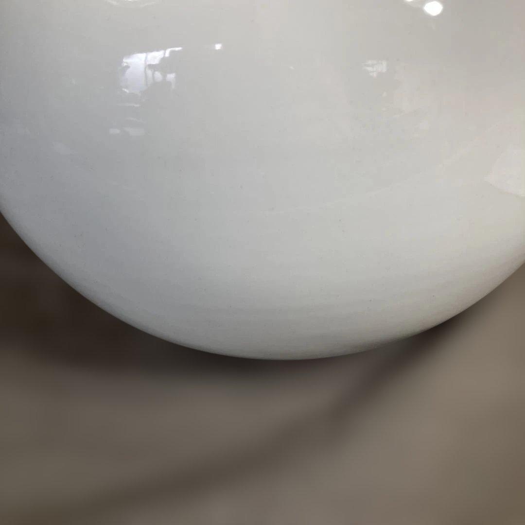 【中村清六】白磁の伝統　名窯　重要無形文化財　有田高麗庵　中村清六作　白磁　壷