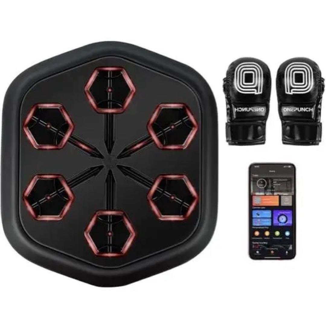 ONE PUNCH Bluetoothトレーニングパッド RGB照明付き