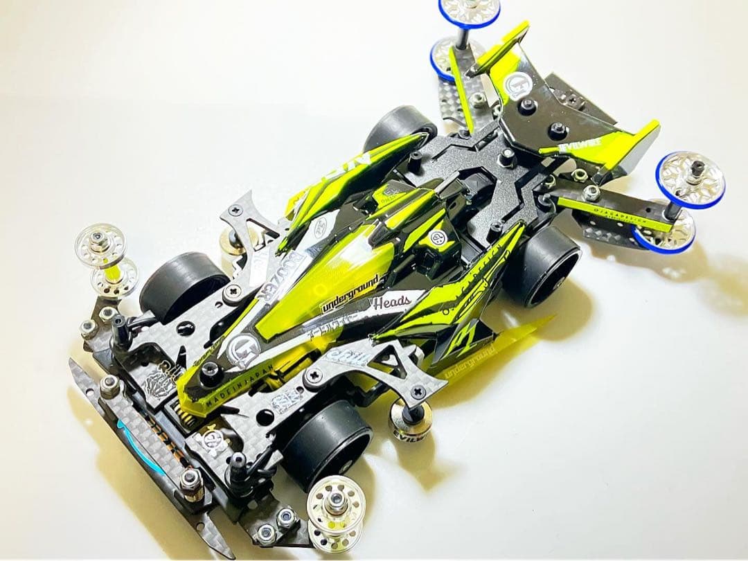 ミニ四駆　完成品　MSフレキ　AVANTE MK.Ⅲ AZURE