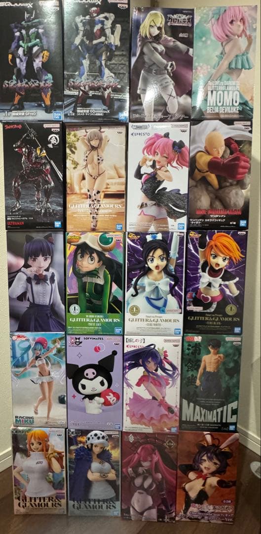 長箱 フィギュア まとめ売り 20種セット　未開封　ワンピース ヒロアカ 等
