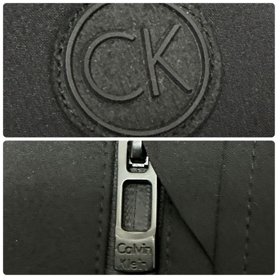 美品✨カルバンクライン ソフトシェルジャケット ロゴ 裏地フリース 黒 2XL