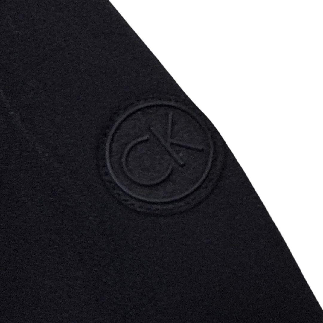 美品✨カルバンクライン ソフトシェルジャケット ロゴ 裏地フリース 黒 2XL