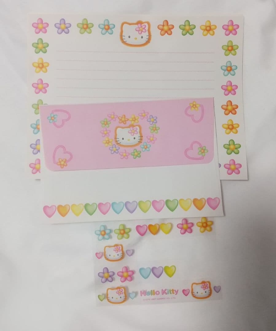 ハローキティ ノート・レターセット3点セット　匿名配送