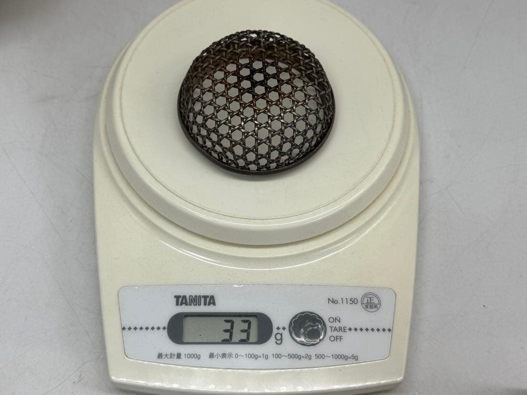 本薩摩　極上　香炉　純銀ぼや蓋　送料込み250708