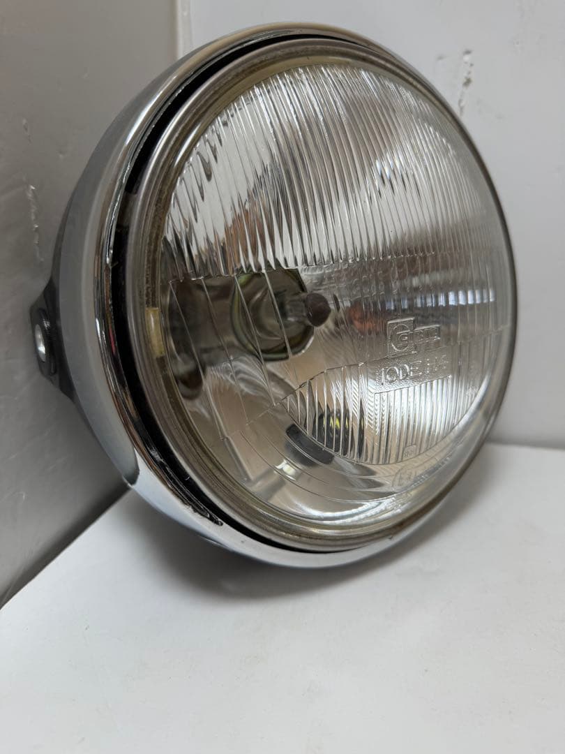 希少廃盤品当時物シビエ一文字180πシビエ凸レンズ付ヘッドライトCIBIE