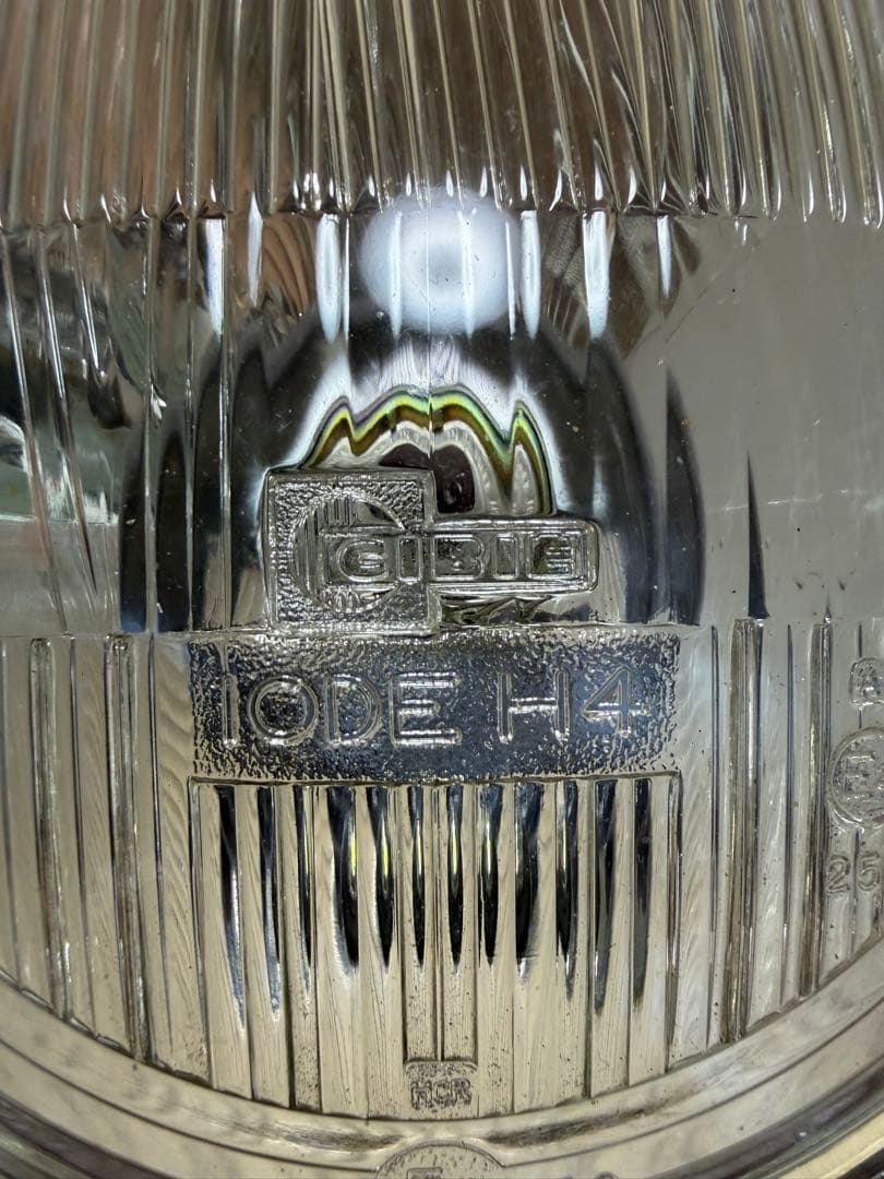 希少廃盤品当時物シビエ一文字180πシビエ凸レンズ付ヘッドライトCIBIE