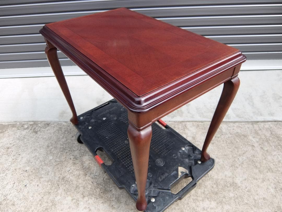 390　マルニ木工 サイドテーブル 天然木 アンティーク 猫脚