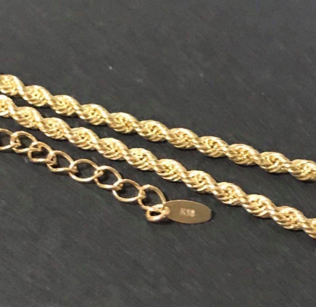 K18 ロープ　アンクレット　「最終値下げ」