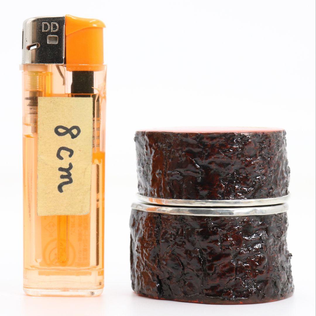 祥雲作 玄々斎好 筆柿香合 茶道具 共箱　C867　N6