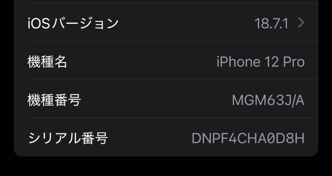 Apple iPhone 12 Pro シルバー 128GB 本体のみ