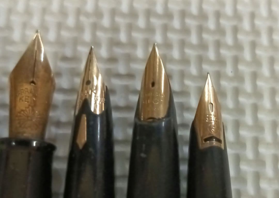 万年筆　ジャンク　ペン先14K 18K 5本セット