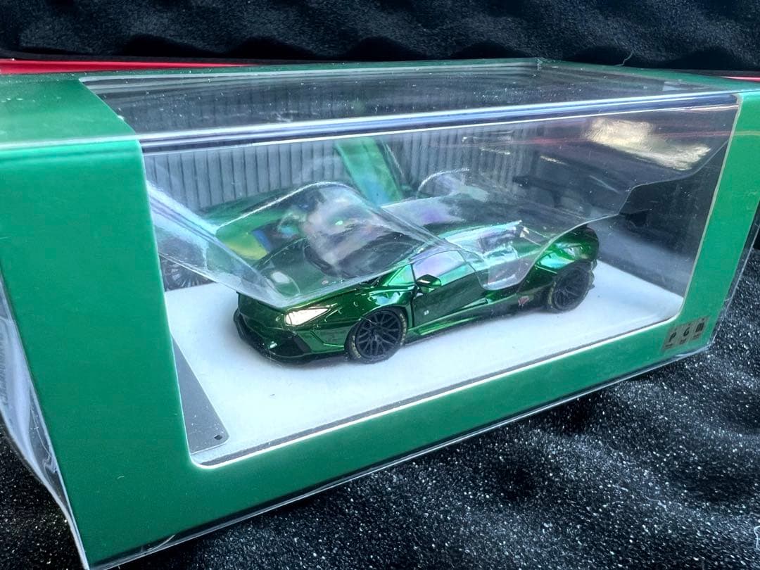 PGM 1/64 LBWK LP700 greenランボルギーニアヴェンタドール