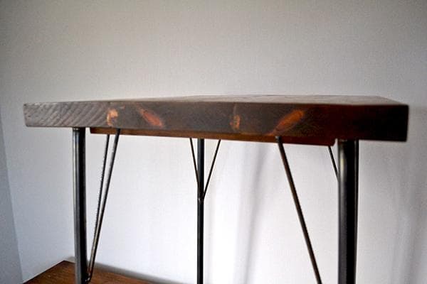 テーブル・机 Antique Cafe table 60 iron leg