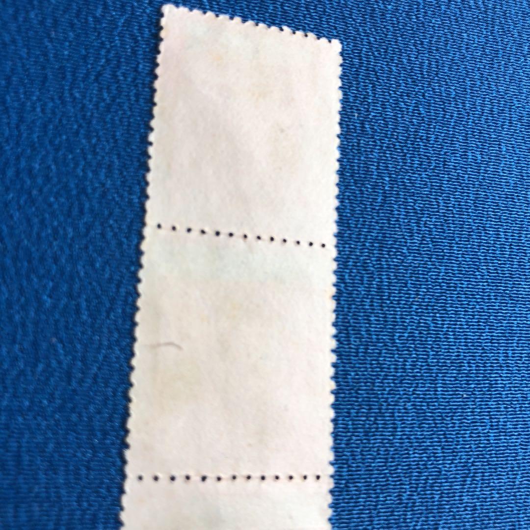 エラー切手！大幅な印刷ズレで印面が多大にズレ込み！昭和切手乃木希典大将2銭縦3枚