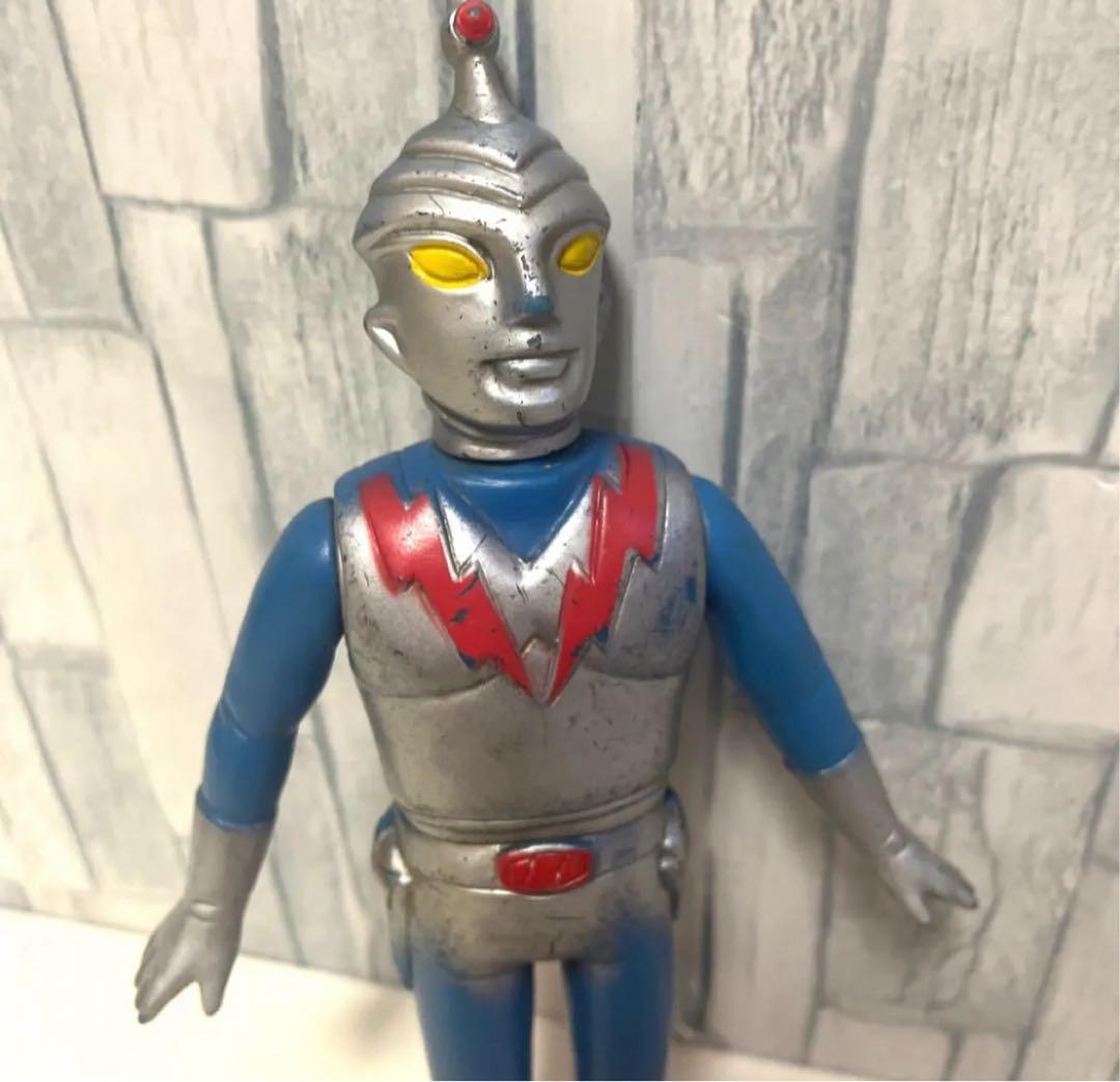 流星人間ゾーン ソフビ 当時物 約23cm 無版権 パチ フィギュア 1973年