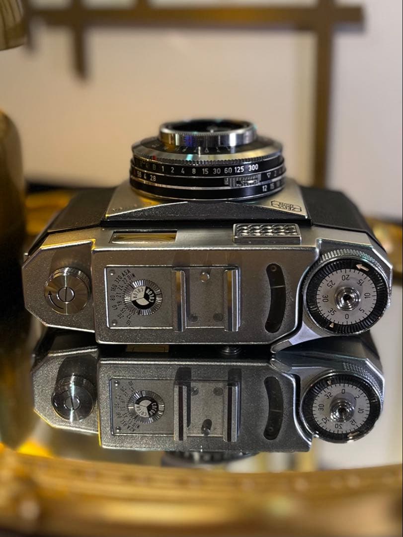 ZEISS IKON CONTINA＋Pantar45/2.8＋革ケースセット